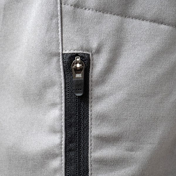 Detail of zipper pocket - with zipper that locks in position